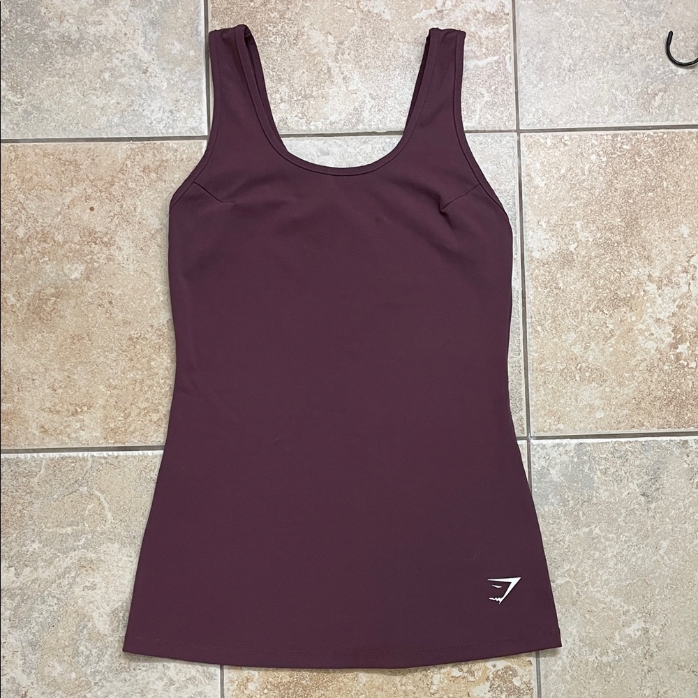 Gymshark Women's Deep Plum Scoop Neck Tank Top
